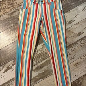 HUE Multicolor Striped Pants